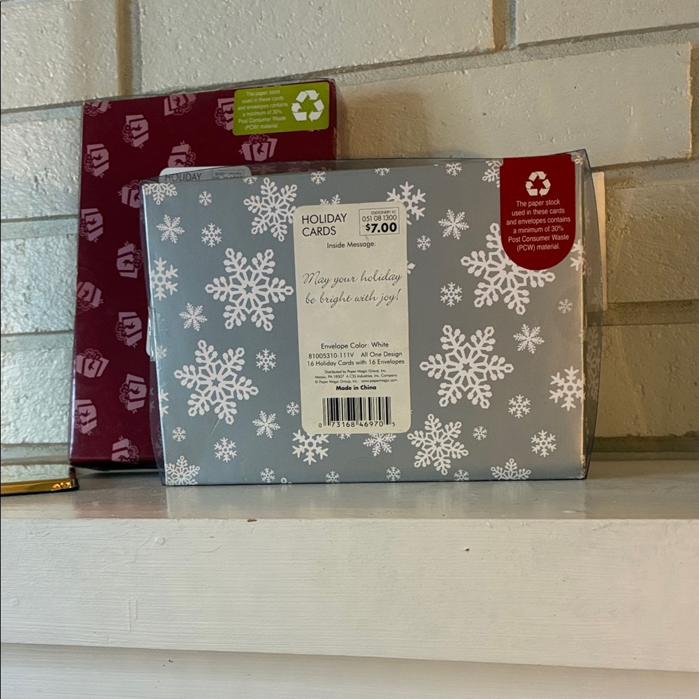 Festive String Light Picture Frame Christmas Cards Bundle - Picture 4 of 4